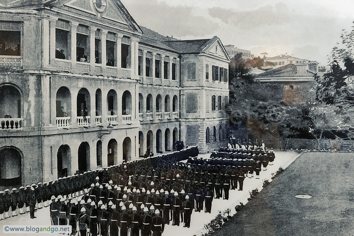 Central Police Station & Gaol - Parade 1897